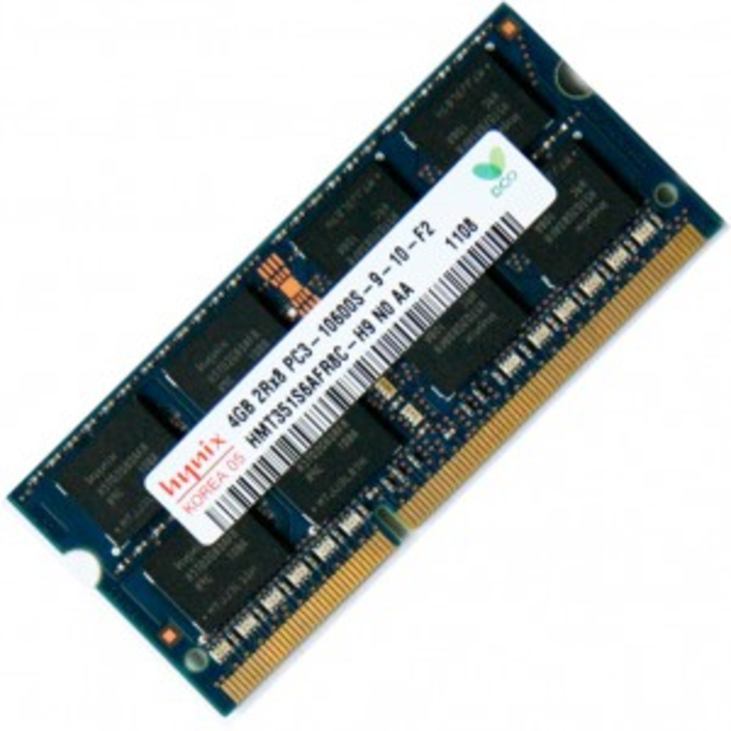 Hynix 4GB DDR3 1333MHz Pc3-10600s Notebook Ram Bellek SoDimm 1.5V