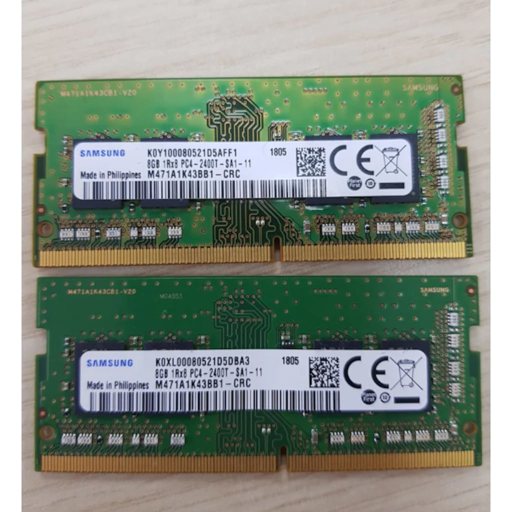 Samsung 8 GB 2400 MHz DDR4 SODIMM M471A1K43BB1-CRC Ram Fiyatları