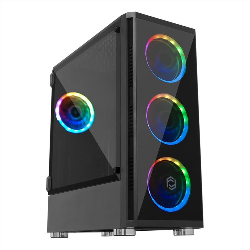 FRISBY FC-9270G VENOM 650W 80+ Siyah (Cam Yan Panel) Midi Tower A