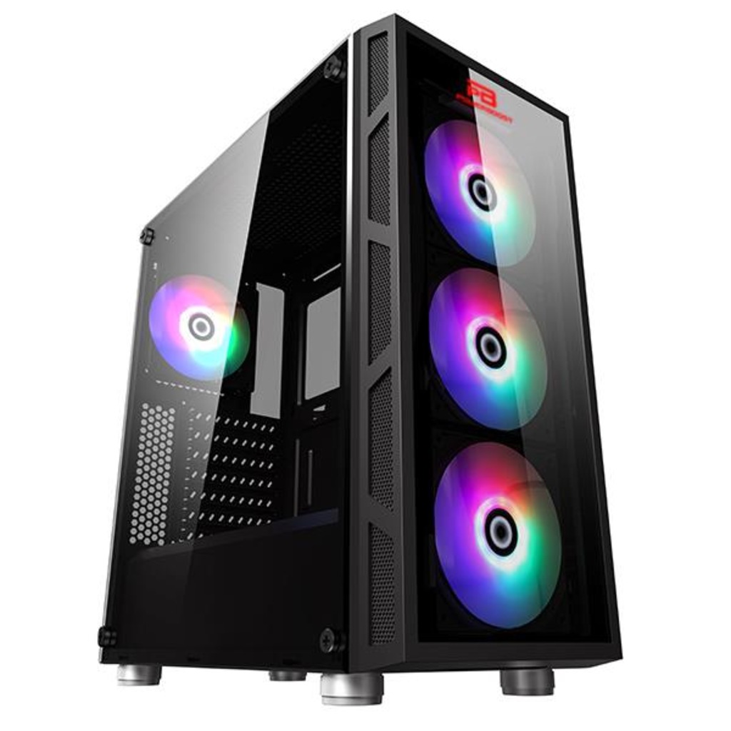 POWER BOOST VK-G2052S 650W 80+ Siyah TEMPERED GLASS HALO RAİNBOW
