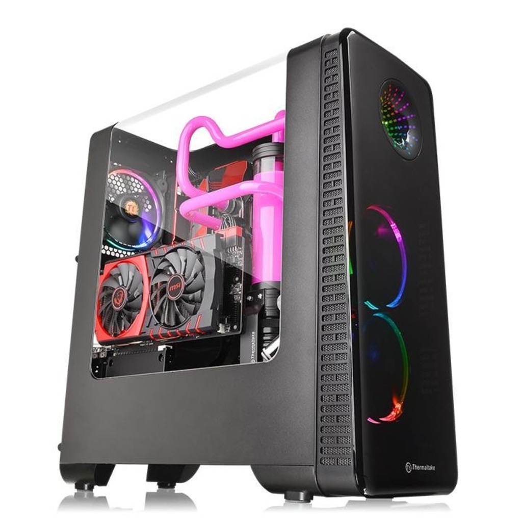 Thermaltake View 28 RGB Riing Edition Midi-Tower Siyah CA-1H2-00M