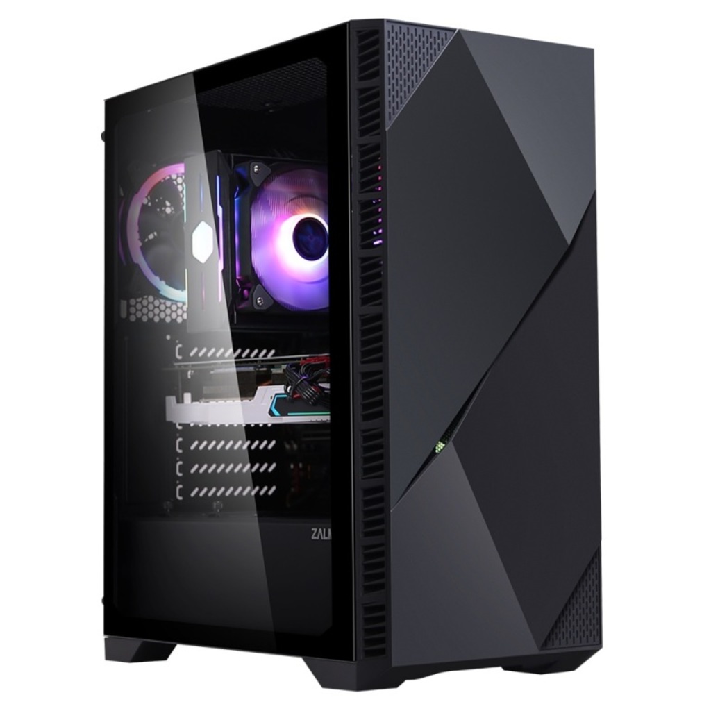 ZALMAN Z3 Iceberg Black ATX Mid Tower Kasa 1 x Mik., 1 x Kul., 2 ...