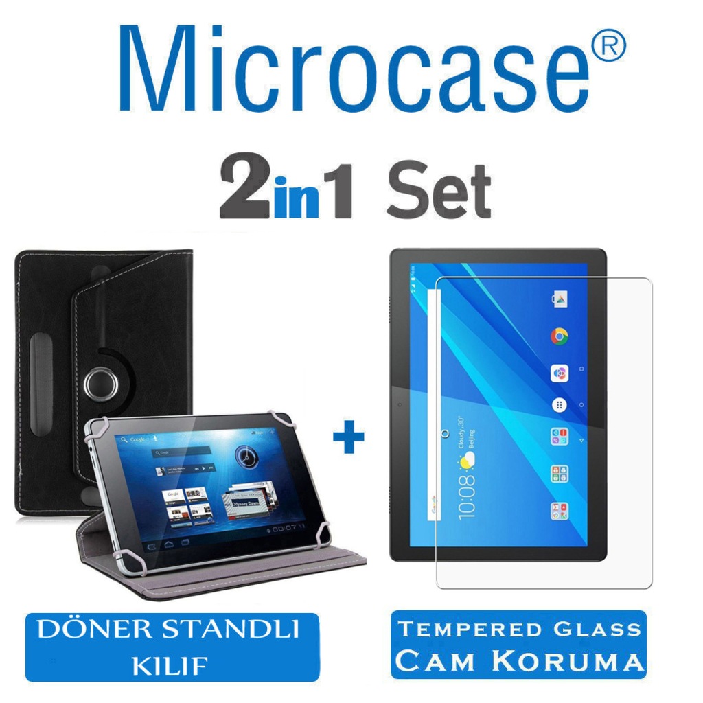 Lenovo Tab M10 10.1 TB-X605L TB-X605F Universal Döner Kılıf + CAM ...