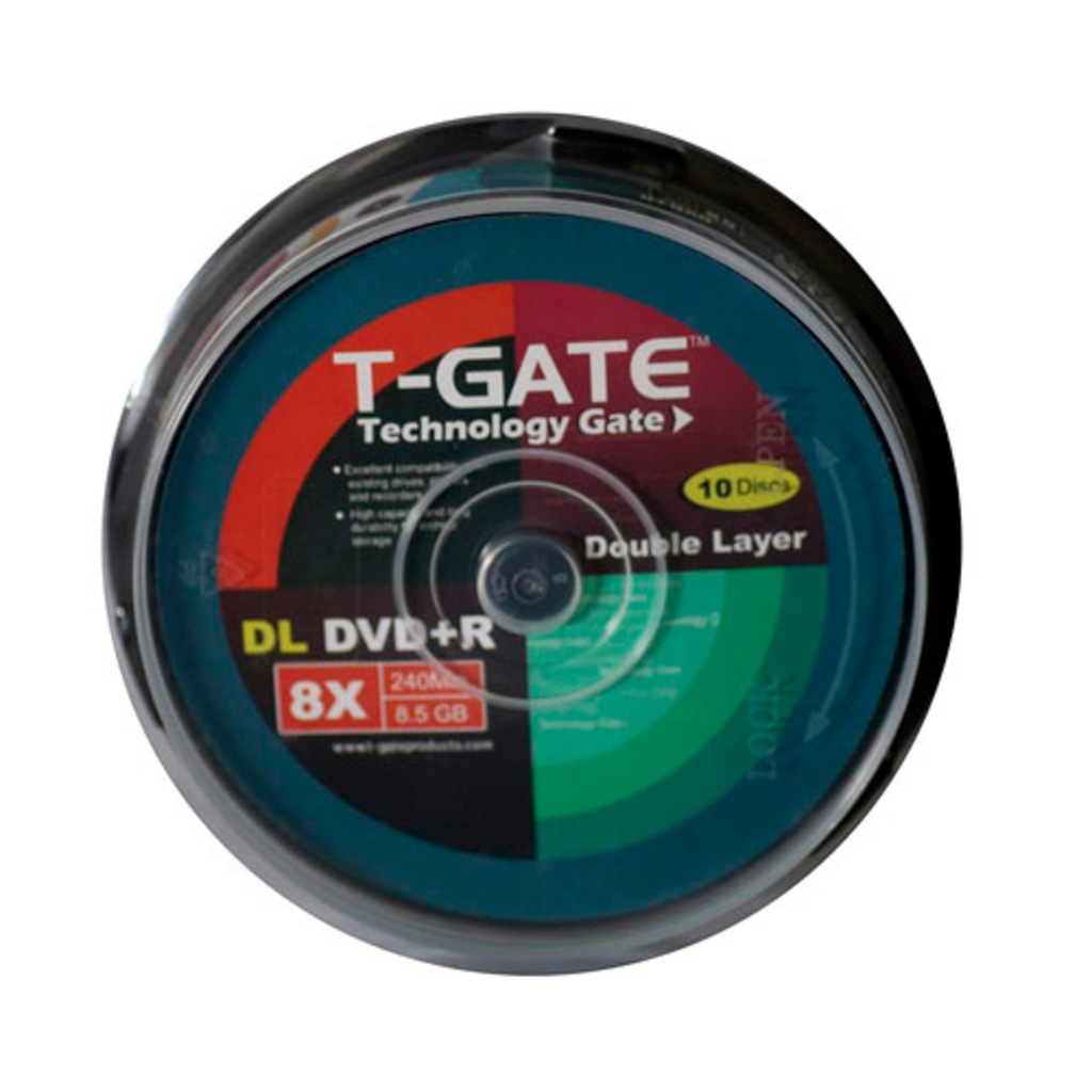 Tgate Dvd+r 8.5gb Dl 240mın 8x 10 Lu Paket