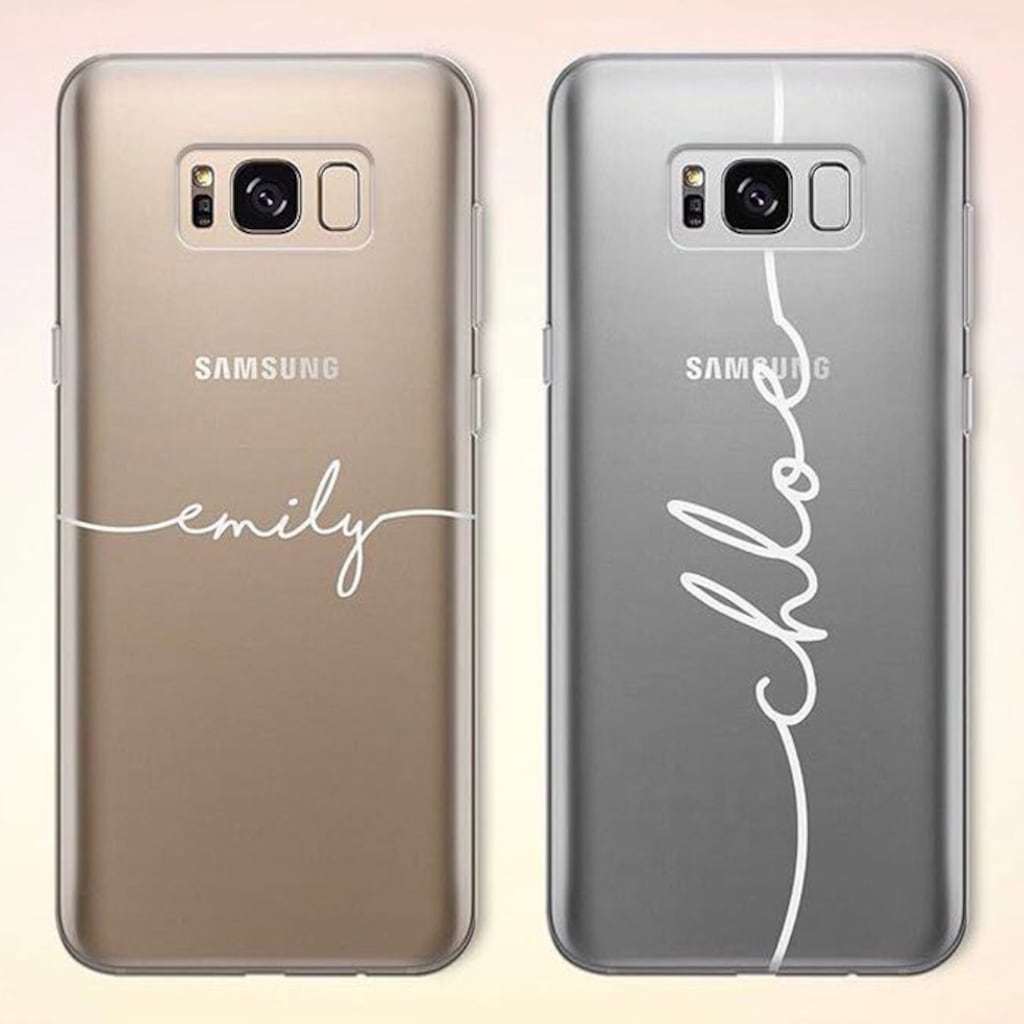 Samsung Galaxy S3 S4 S5 S6 S7 S8 S9 Mini Edge Plus Kılıf Ad İsim