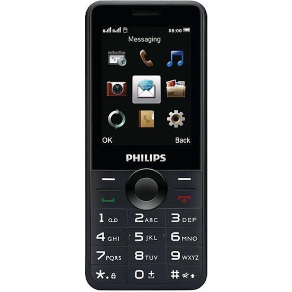 Philips Xenium E168 Siyah Cep Telefonu - Distribütör Garantili