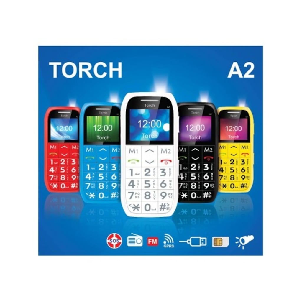 Torch A2 Büyük Tuşlu Yaşlılar İçin Cep Telefonu