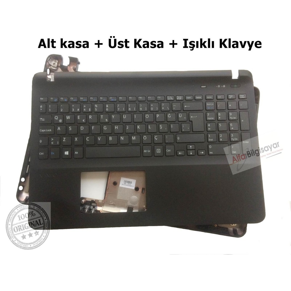 Sony Vaio Svf152c1ww Lcd Cover Bezel Siyah