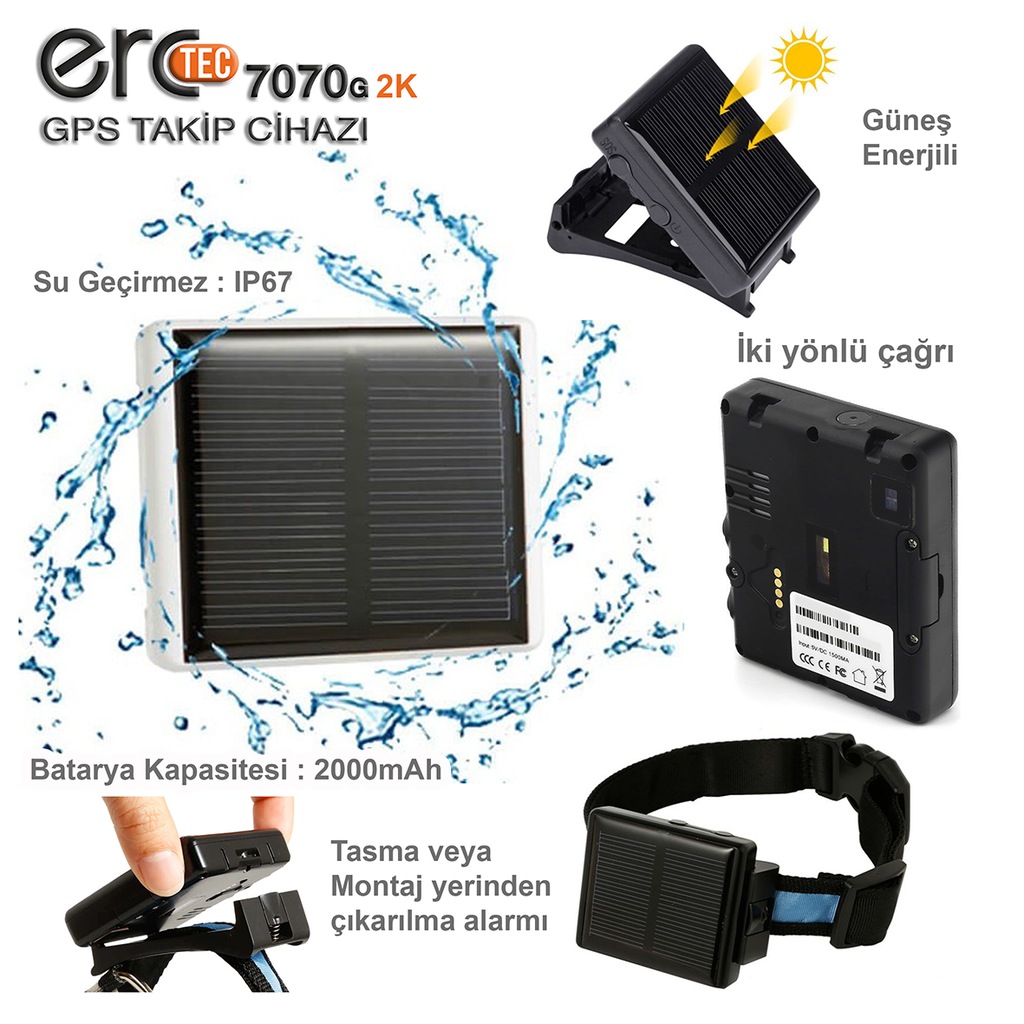 Erctec 7070g 2k Gps Takip Cihazi Fiyatlari Ve Ozellikleri