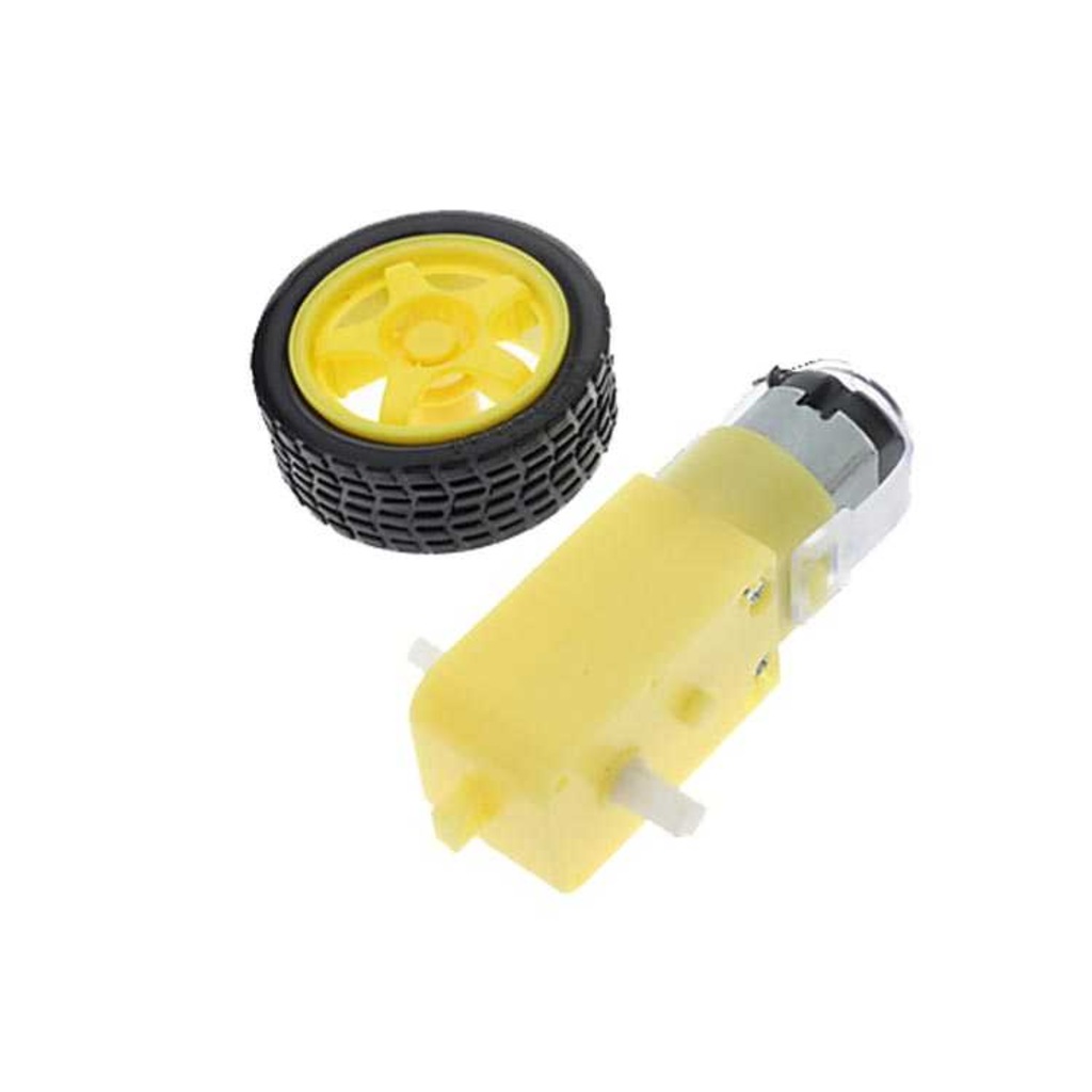 6V 250 RPM MOTOR VE TEKERLEK