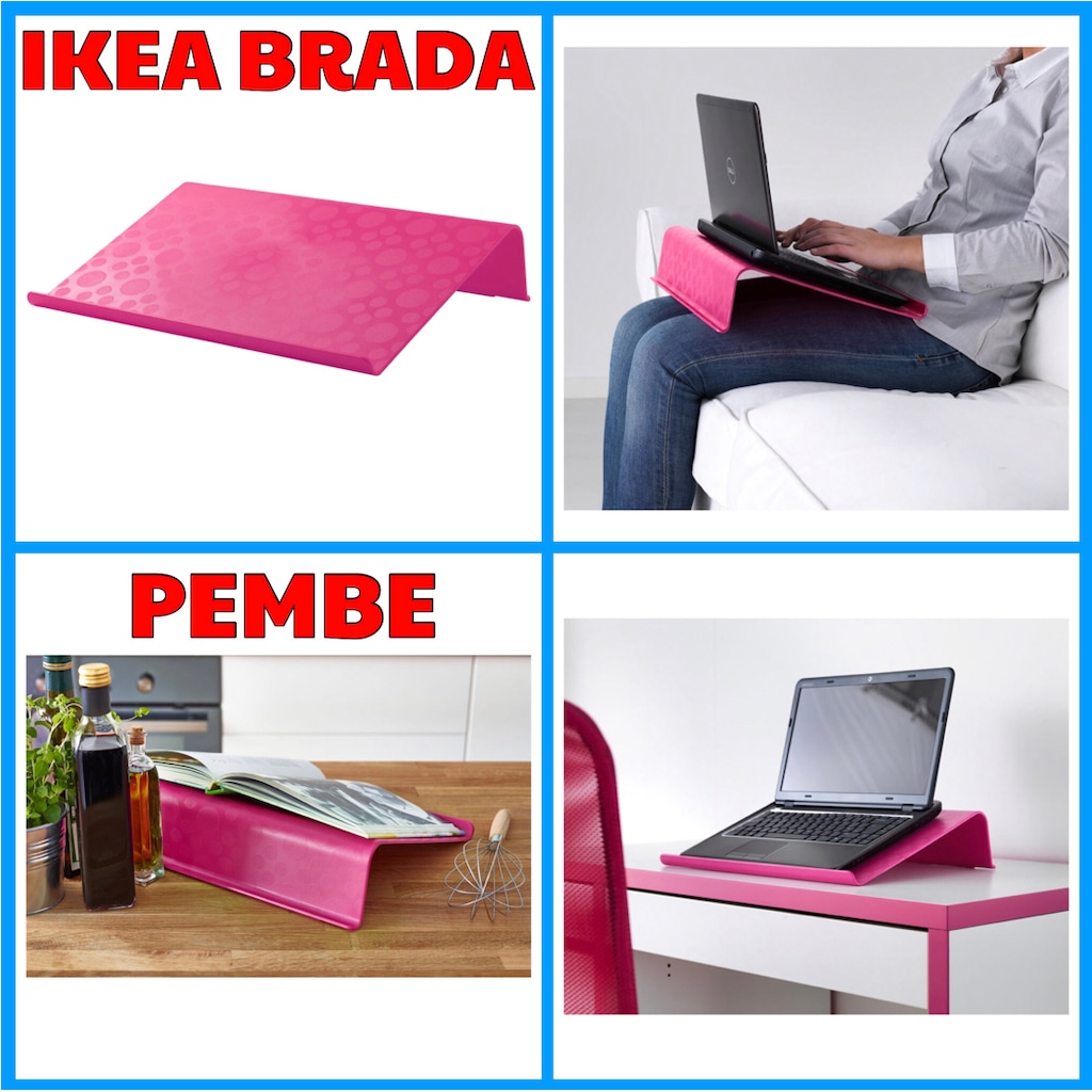 IKEA BRADA PEMB LAPTOP NOTEBOOK DZÜSTÜ BLGSAYAR STANDI 