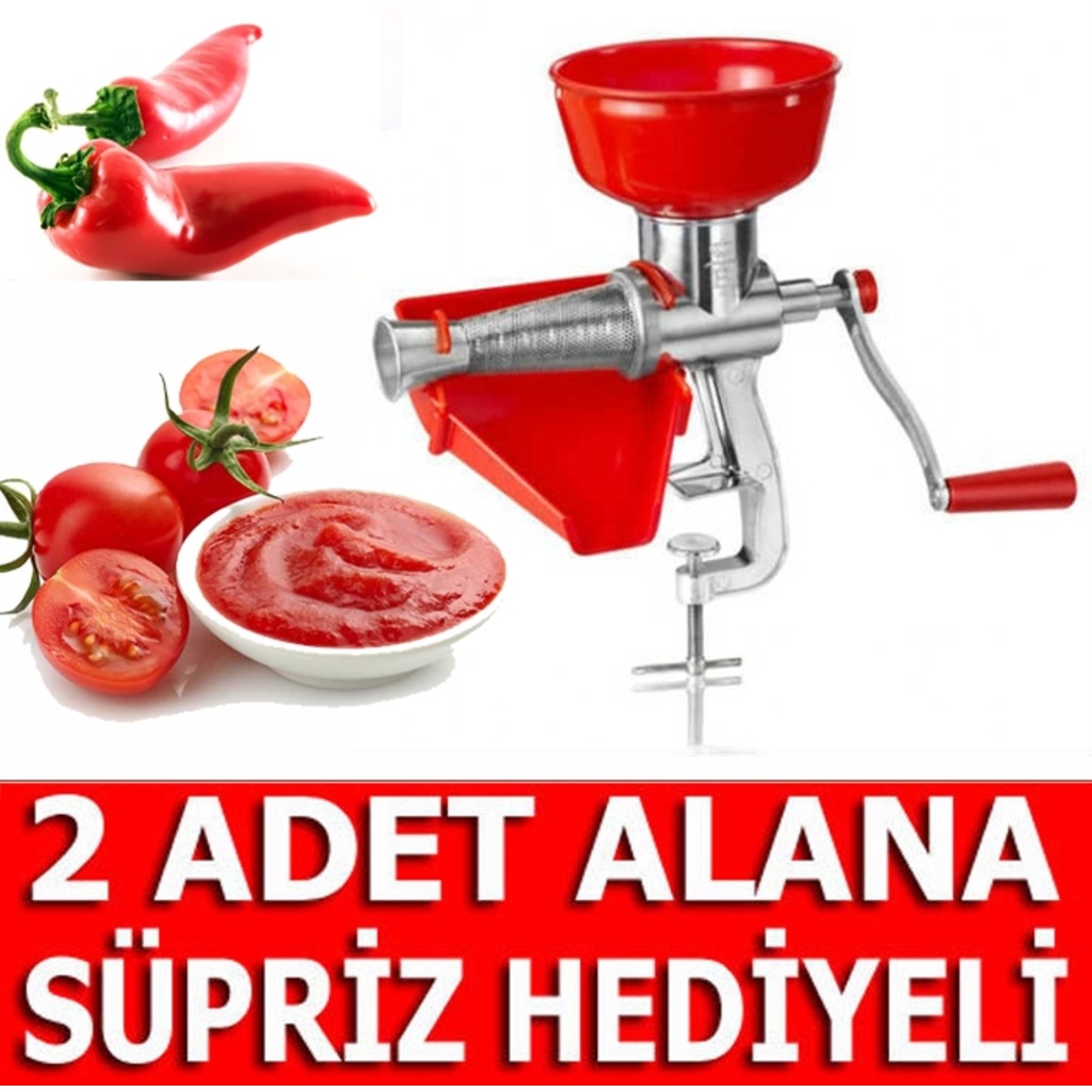 Alüminyum Salça Makinesi Ev Tipi Domates Biber Salçası Makinası