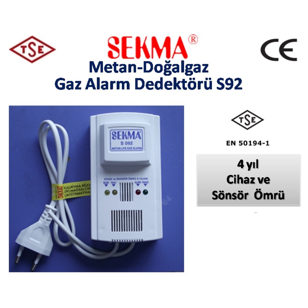 Sekma gaz dedektörü fiyatları