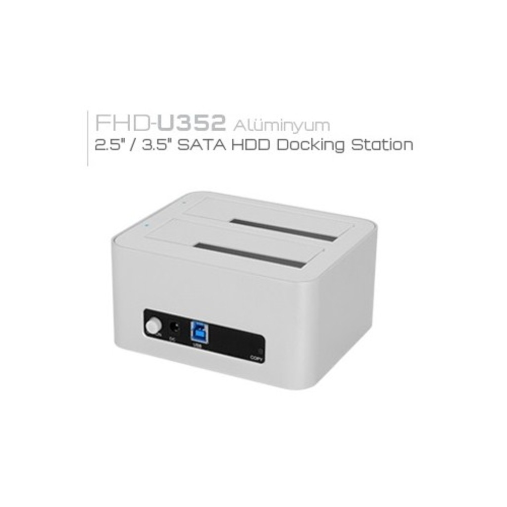 FRISBY 2,5`` - 3,5`` HDD KUTU SATA DOCKING USB 3.0 FRFHD-U352S