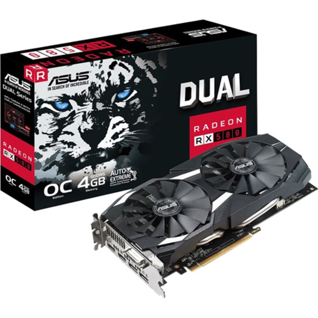 Asus RX 580 DUAL-RX580-O4G 256 Bit GDDR5 4 GB Ekran Kartı