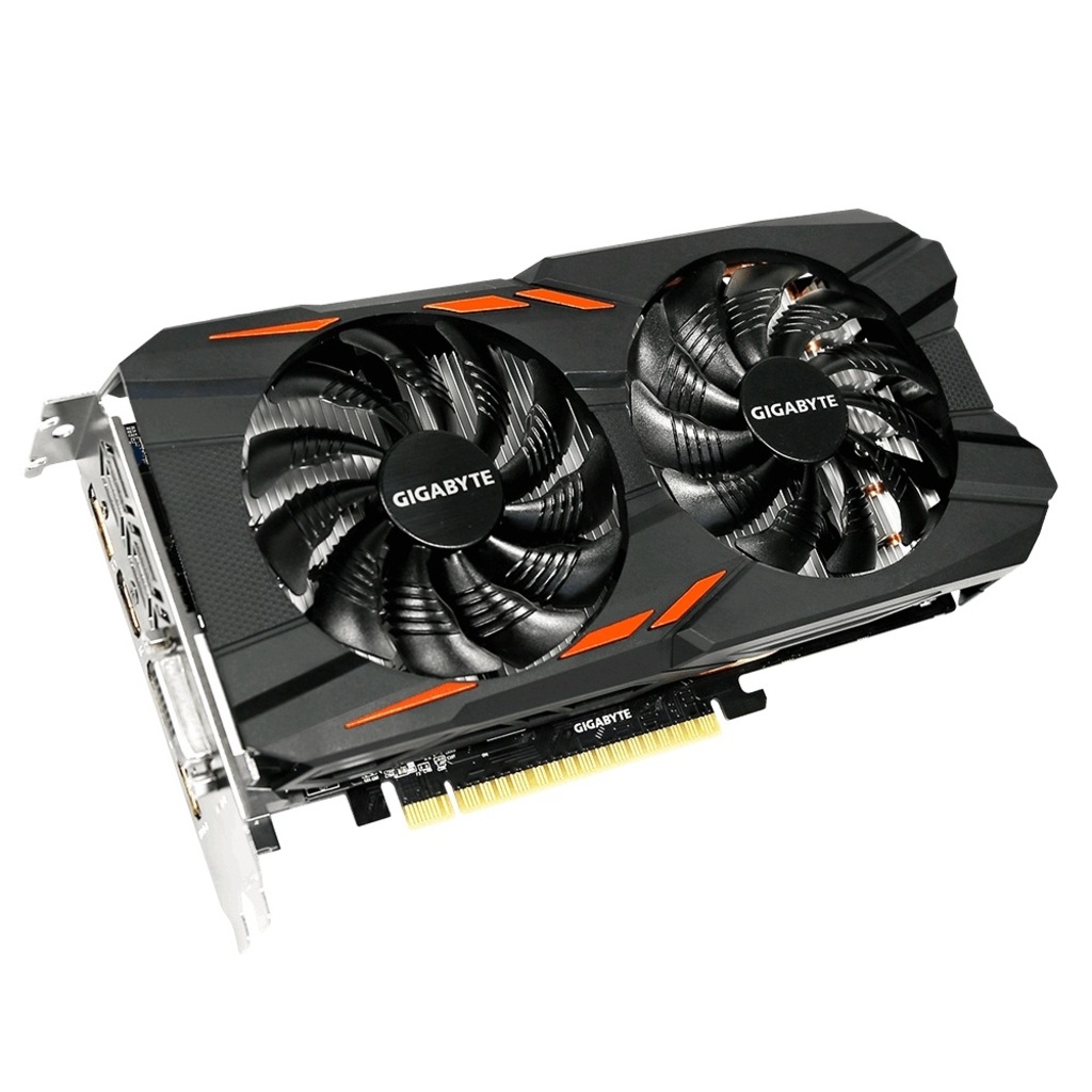 GIGABYTE 4GB GV-N105TWF20C-4GD 1050Ti WINDFORCE OC GB202