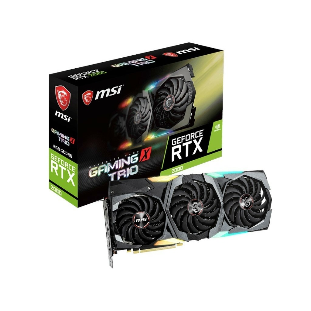 MSI RTX 2080 GAMING X TRIO 8GB GDDR6 256Bit DX12 Nvidia Geforce E