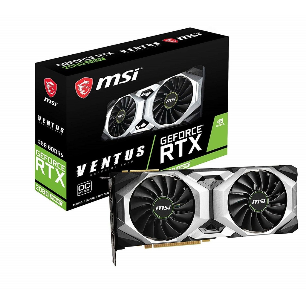 MSI RTX 2080 SUPER VENTUS OC 8GB GDDR6 256Bit DX12 Nvidia Geforce