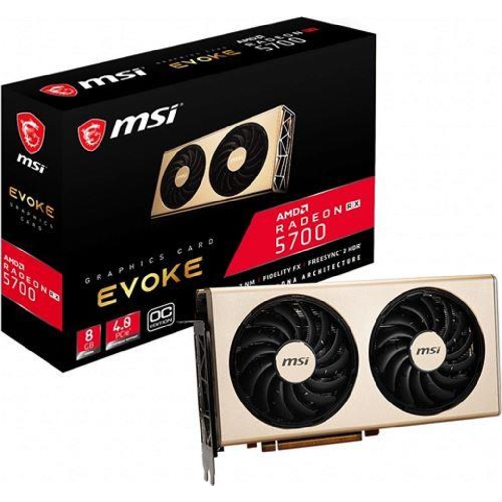 MSI RX 5700 EVOKE OC 8GB Radeon RX5700 GDDR6 256bit HDMI 3xDP 16x