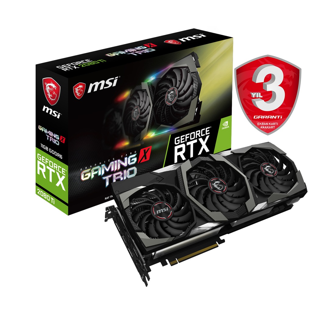 MSI VGA GeForce RTX 2080 GAMING X TRIO RTX2080 8GB GDDR6 DX12 PCI