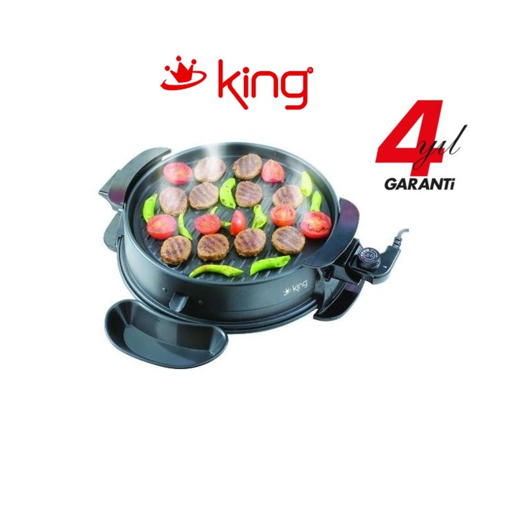 King Margarita K5015 Elektrikli Pizza Tavası Izgara Barbekü