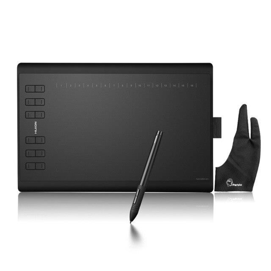 Huion New 1060 PLUS 10 x 6.25 Inches Graphics Drawing Pen Tablet