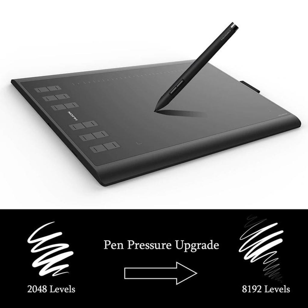 Huion New 1060 Plus 10 X 6.25 Inches Graphics Drawing Pen Tablet