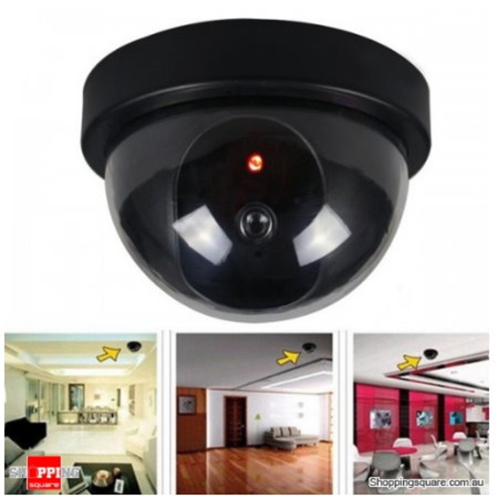 Led Işıklı Caydırıcı Kamera Ev İş Ofis Yazlık Sahte Dome Kamera