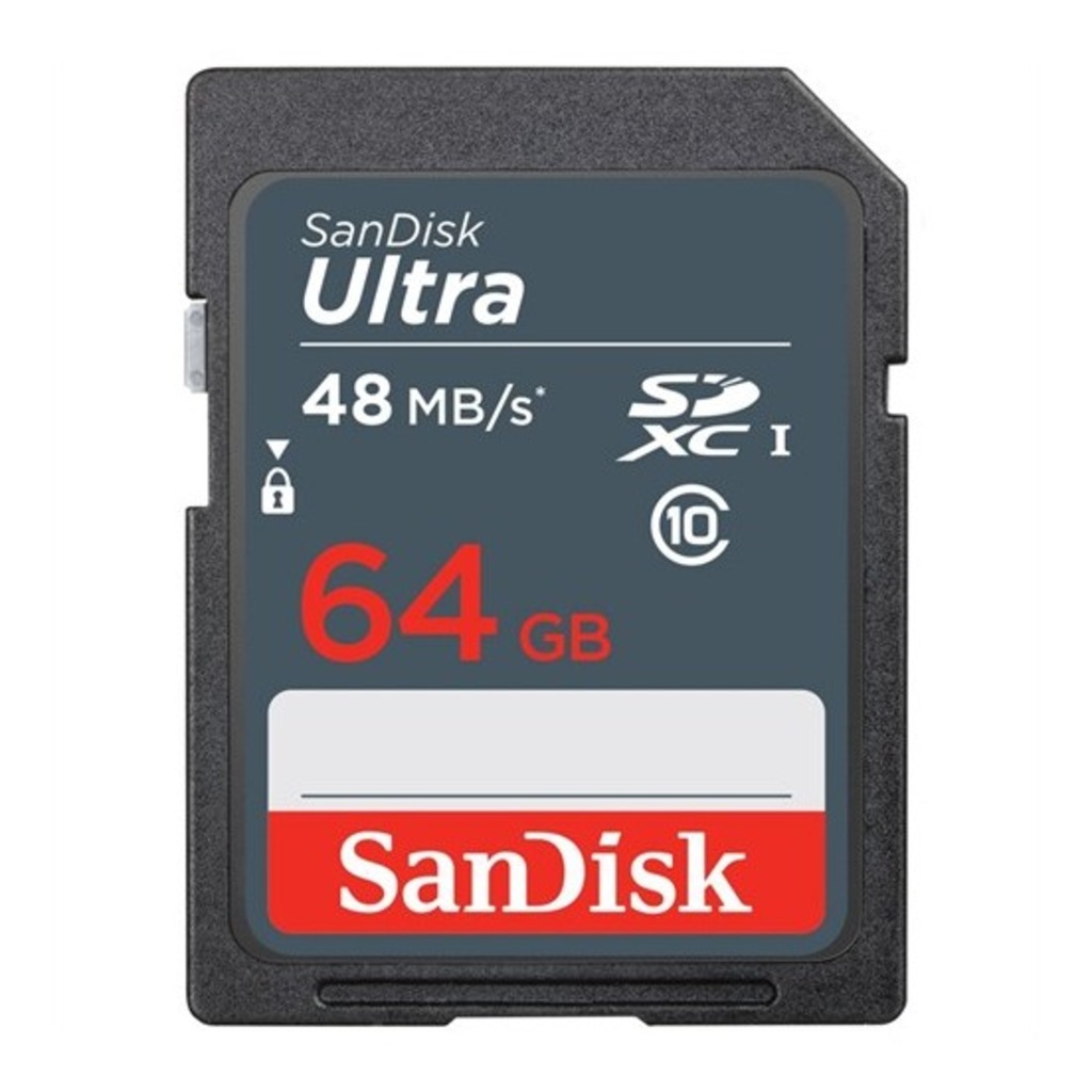 SanDisk Ultra SDXC 64GB 48MB/s C10 UHS-I SDSDUNB-064G-GN3IN