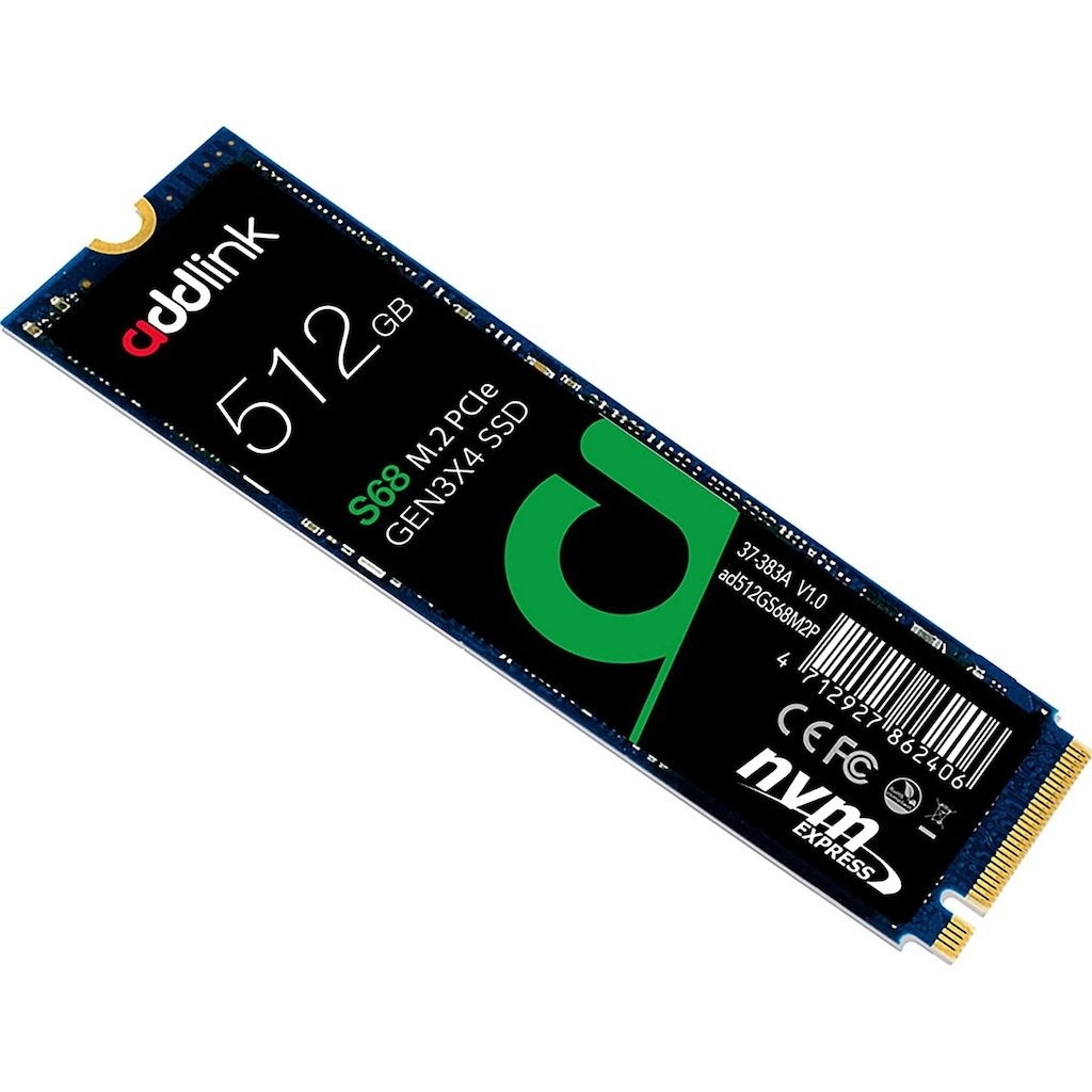 内蔵型SSD m.2SSD addlink S68 512GB Addlink S68 AD512GBS68M2P PCI-Express 3.0 512 GB M.2 SSD Fiyatları