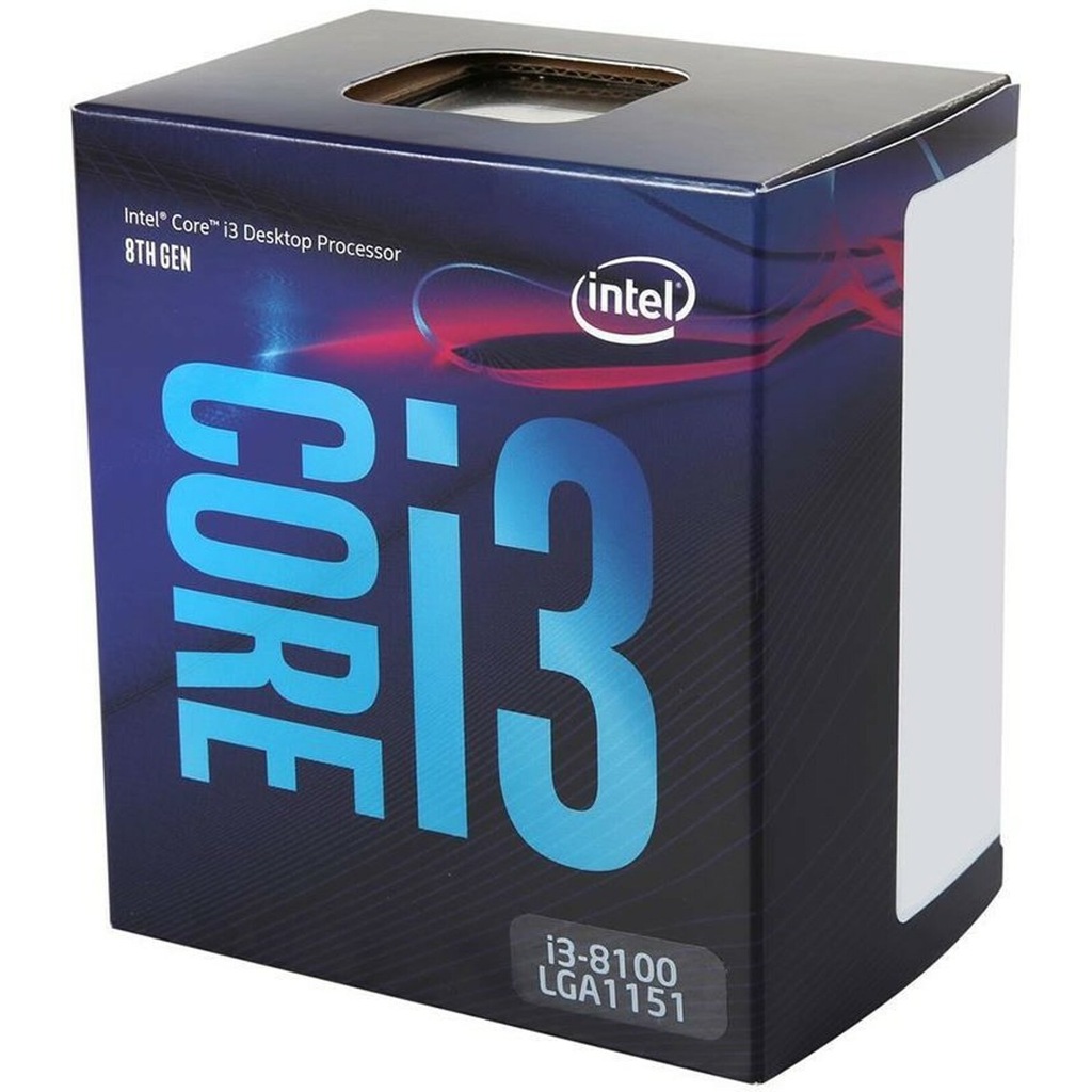 Intel Coffee Lake Core i3 8100 3.6GHz LGA 1151 İşlemci