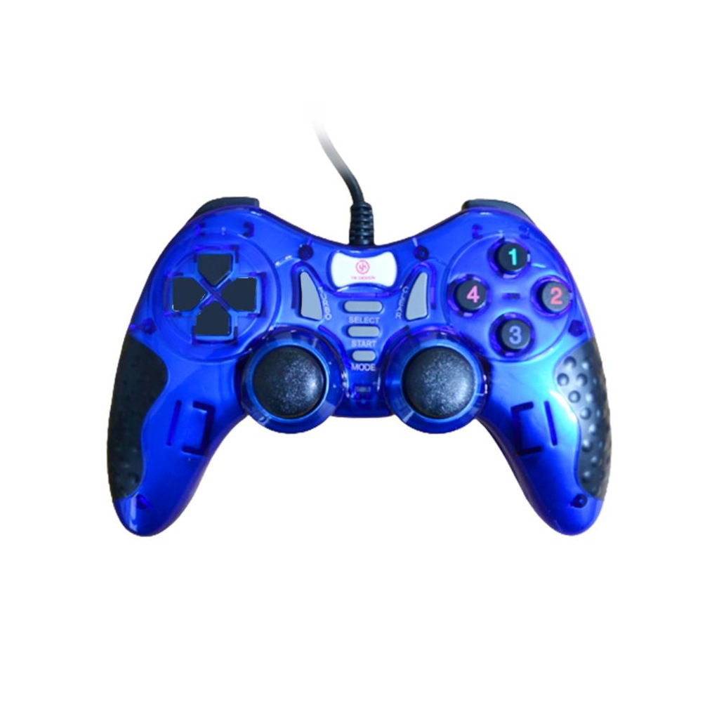 Yk Design Yk6005 Kablolu Mavi Usb Gamepad Oyun Kolu Fiyatlari Ve Ozellikleri