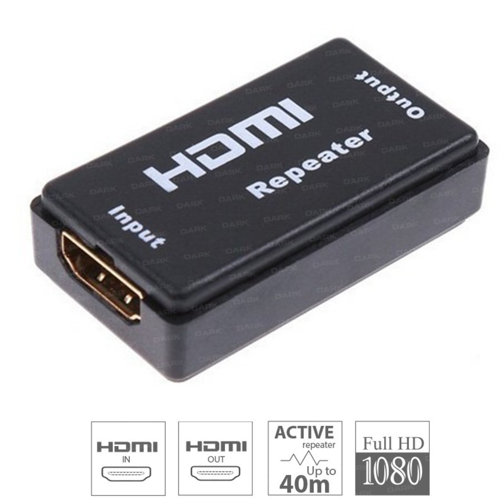 Dark HDMI Dişi/Dişi Sinyal Güçlendirici Adaptör