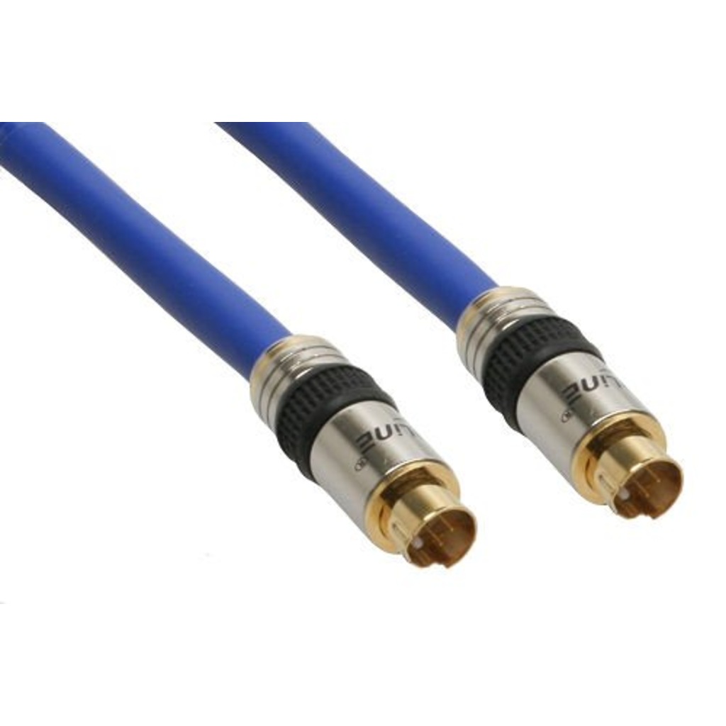 InLine 89946P S-video cable 3 m S-Video (4-pin) Blue 89946P Kablo