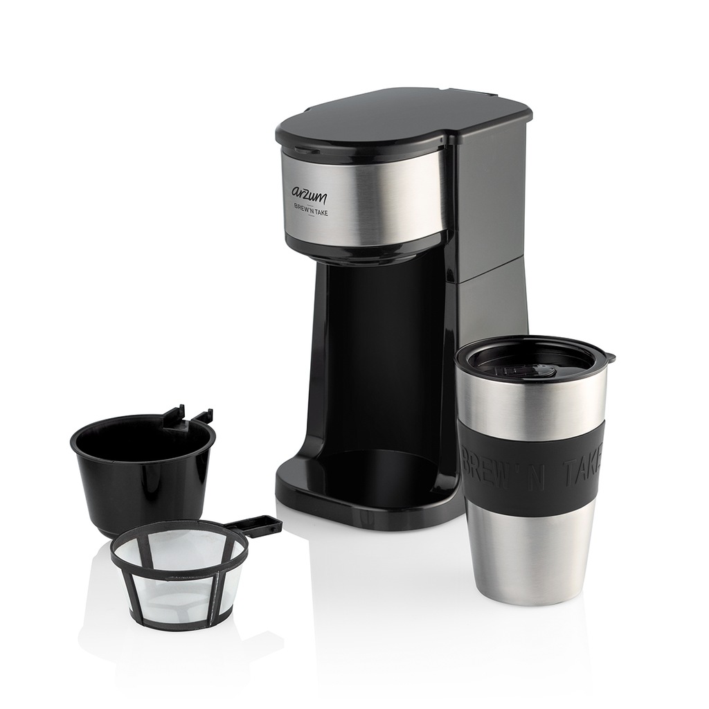Arzum Ar3058 Brew�n Take Kişisel Filtre Kahve Makinesi Siyah