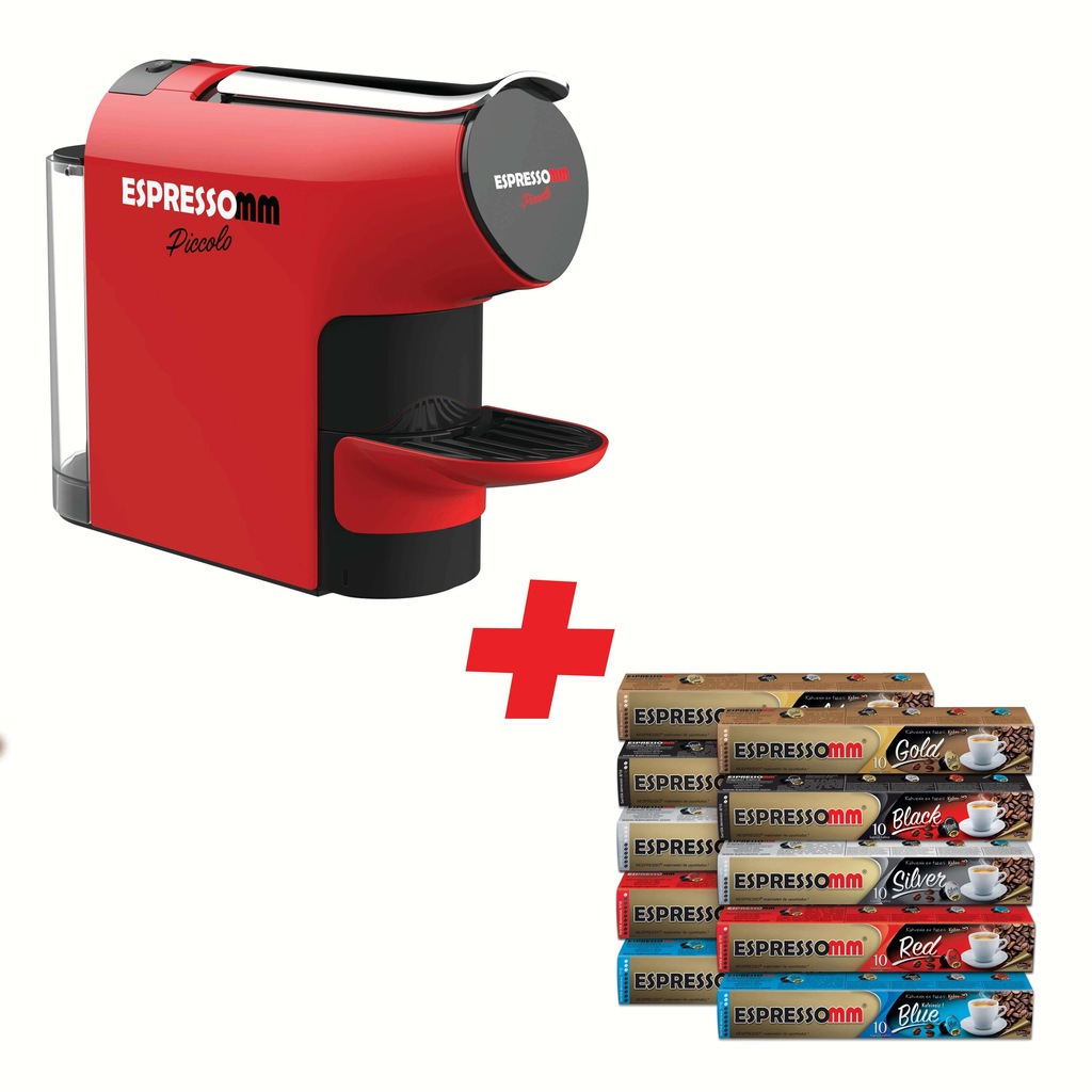Espressomm® Piccolo Kapsül Kahve Makinesi (kırmızı)kampanyalı!