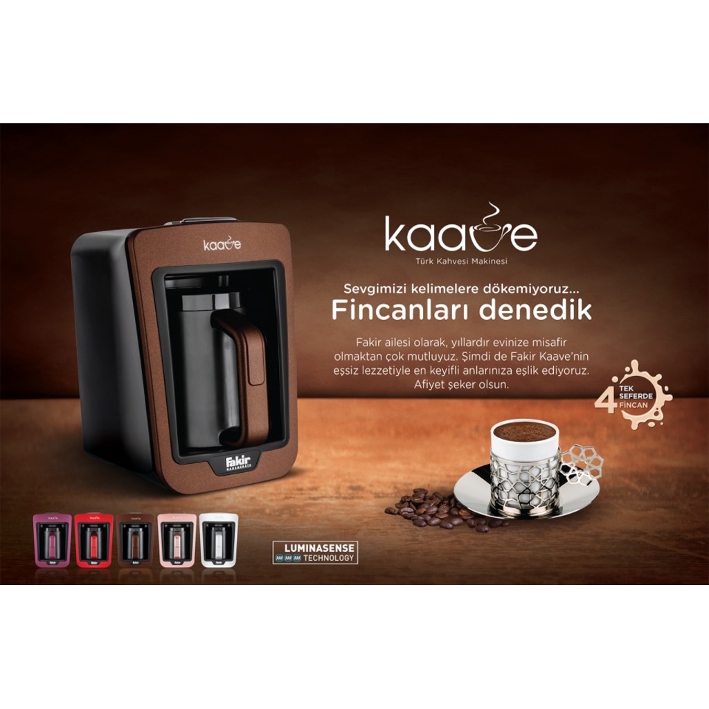 Fakir Kaave Elektrikli Kahve Makinesi Kahverengi 2 Yıl Garanti