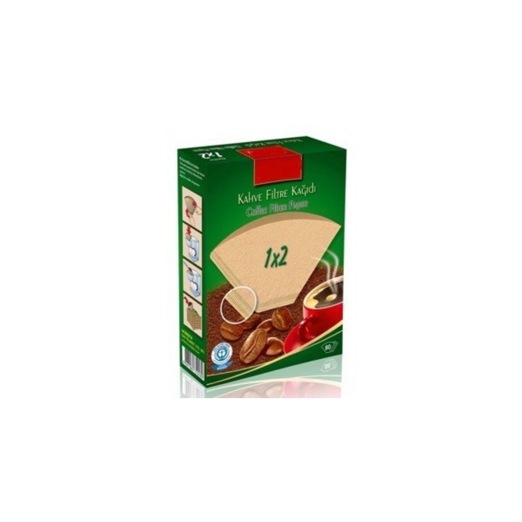 Kahve Filtre Kağıdı Caffeo 1x2 80 Adet (doğal Kağıt)