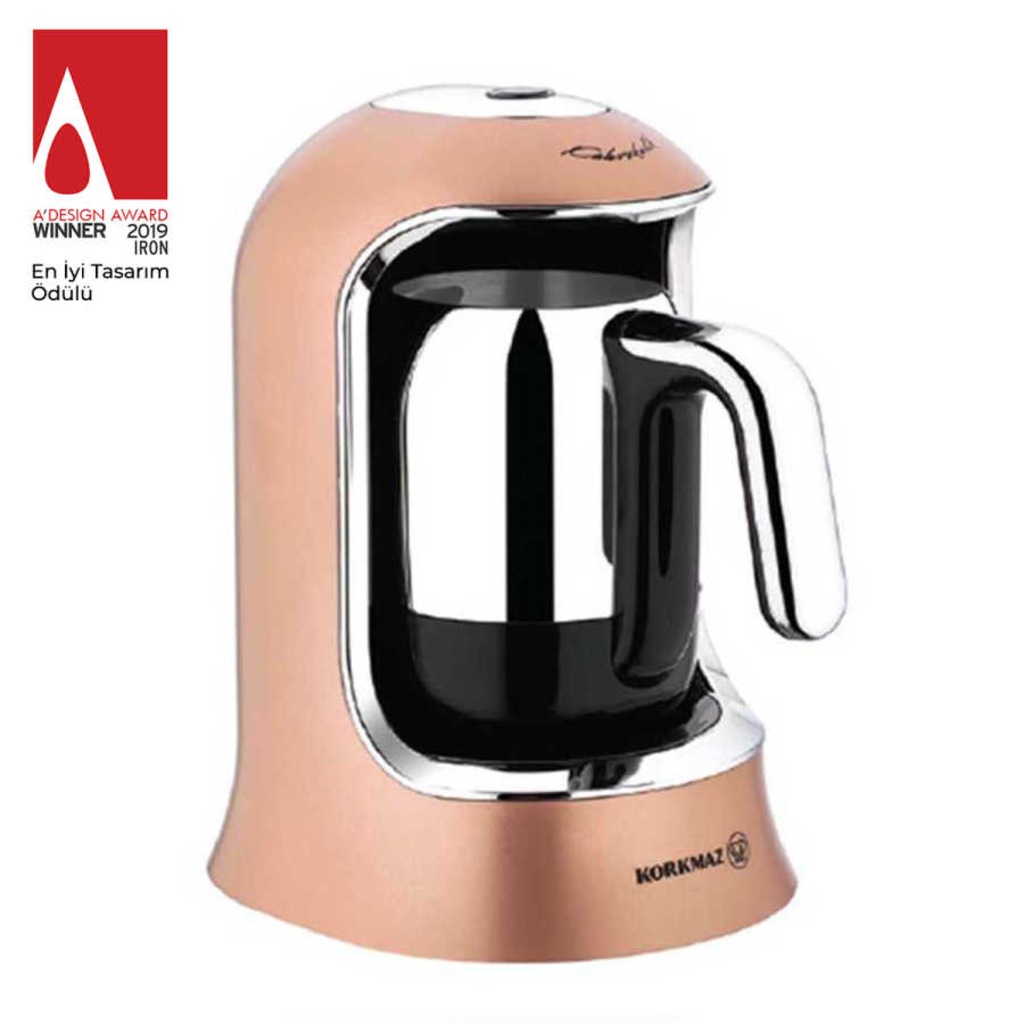 Korkmaz A86006 Kahvekolik Rose Gold/krom Türk Kahve Makinesi