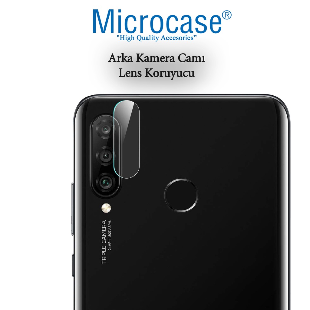 Huawei P30 Lite Kamera Cam Lens Koruyucu Tempered Glass