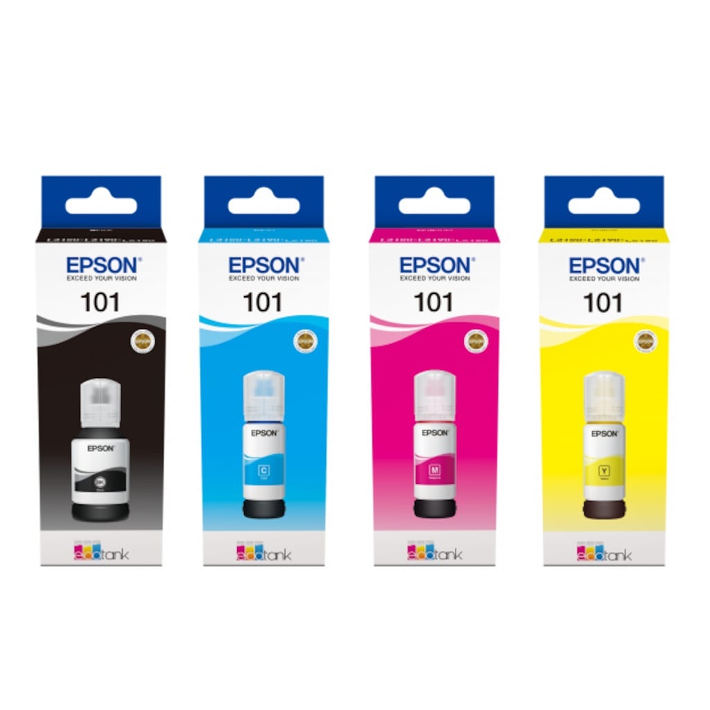 EPSON 101 Orjinal Mürekkep SET 4 Renk CMYK