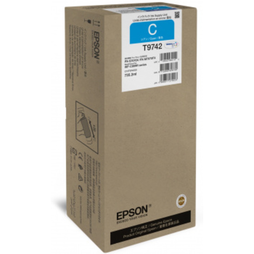 Epson C869R Kartuş T9742XXL-C13T974200 Mavi Orjinal Kartuş