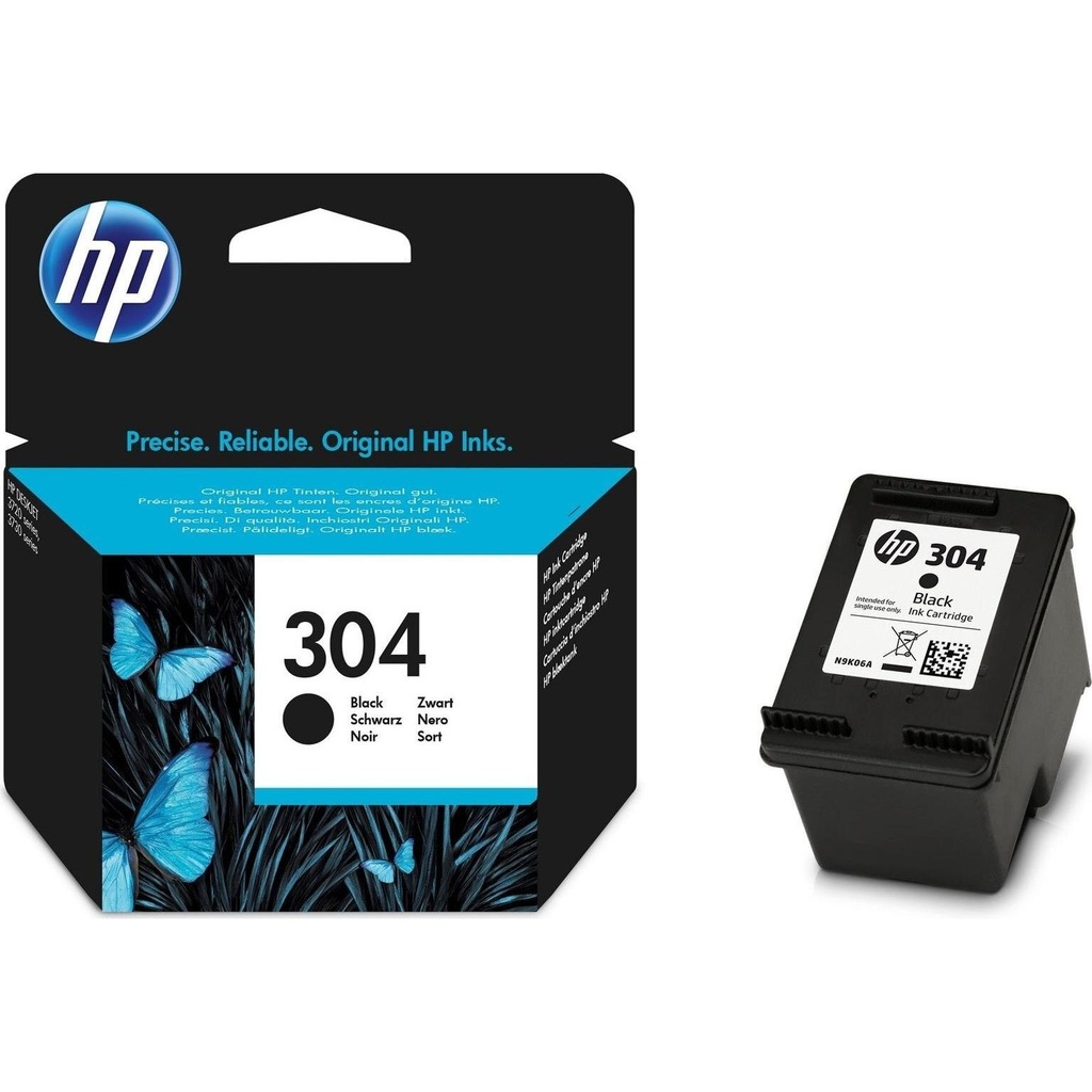 HP 304 Siyah (Black) Kartuş N9K06AE ORİJİNAL