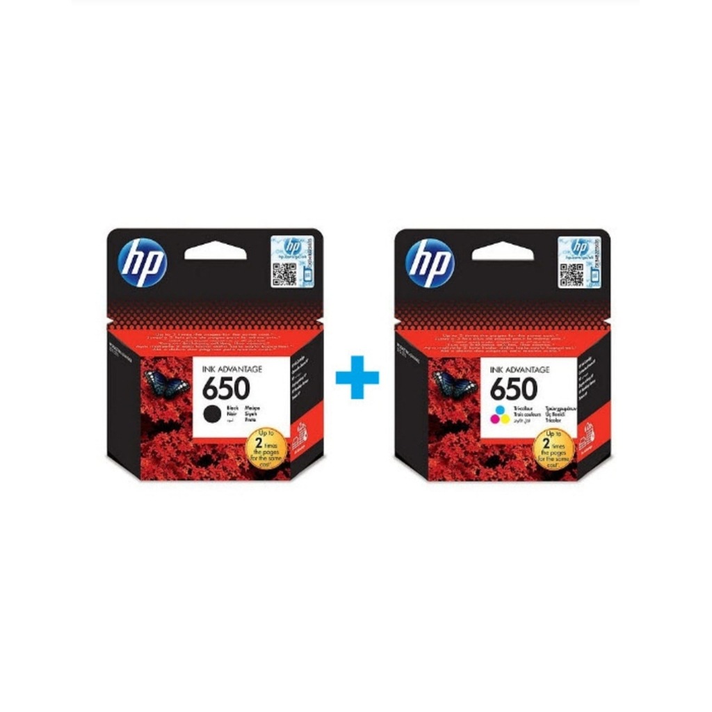 HP 650 Siyah HP 650 Renkli ikili