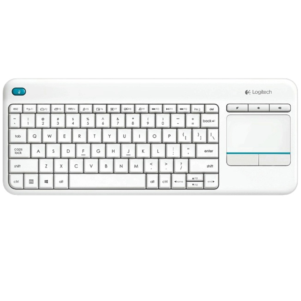 LOGITECH KABLOSUZ Touch Pad KLAVYE (K400PLUS)BEYAZ LG920-007150