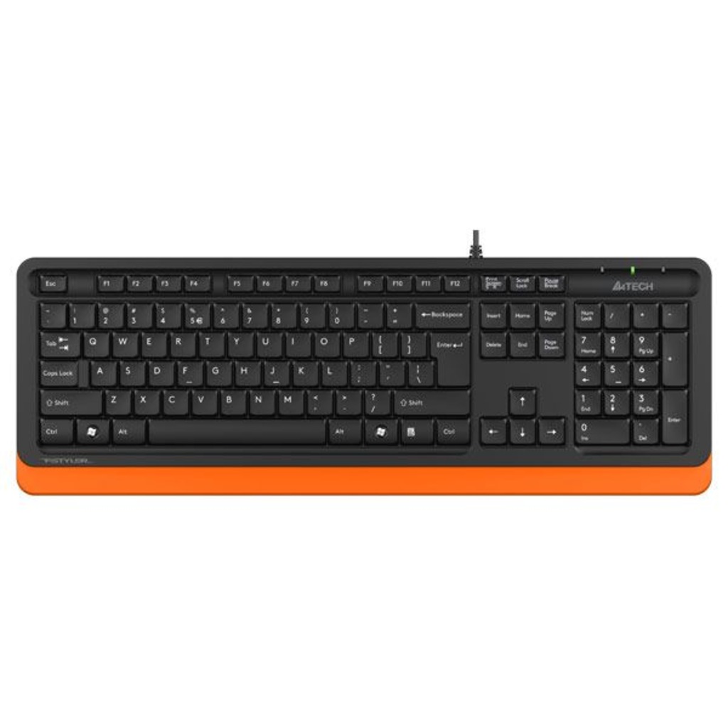 A4 TECH Q KLAVYE,USB,MULTİMEDYA(FK10)SİYAH-TURUNCU A403010102012