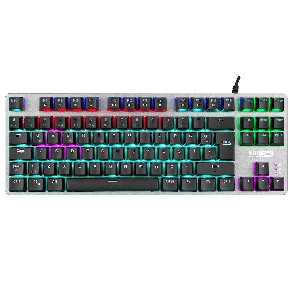 Altec Lansing ALGK8404 Işıklı Blue Switch Mekanik TKL Oyuncu