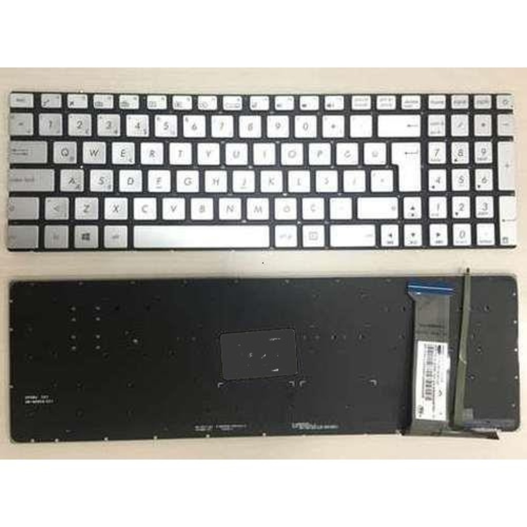Asus N551VW-FY204D Notebook Klavye (Gri TR)