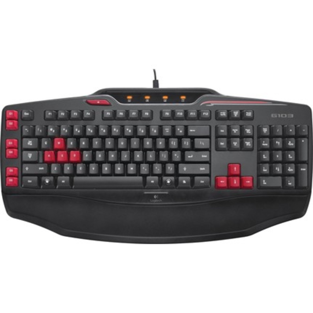 Logitech G103 Oyuncu Klavyesi Q USB (Siyah) (920-005205)