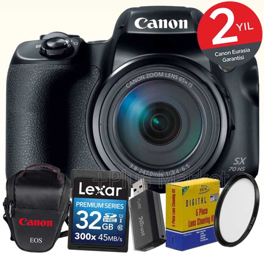 Canon PowerShot SX70 HS WiFi® 65x Zoom 4K Fotoğraf Makinası Fiyatları